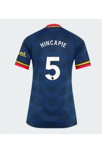 Arsenal Piero Hincapie #5 Fotballdrakt Borte Klær Dame 2026-27 Korte ermer
